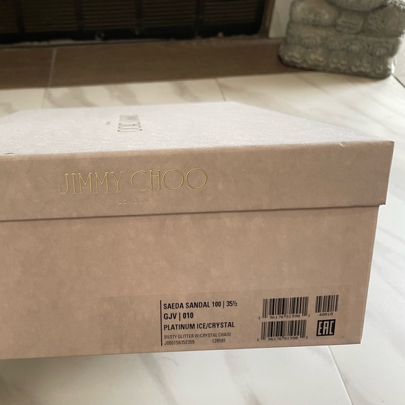 Jimmy Choo Saeda Sandal 100 Heel - Picture 6 of 10